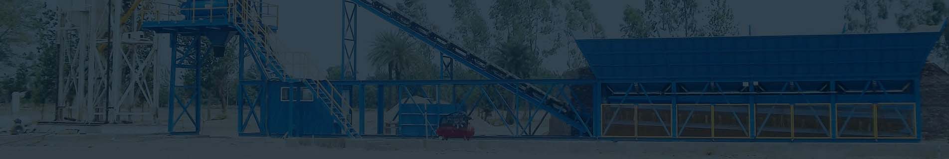 concrete batching plant banner