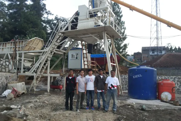 Zenaide YHZS60 mobile concrete mixing plant sent to Philippines