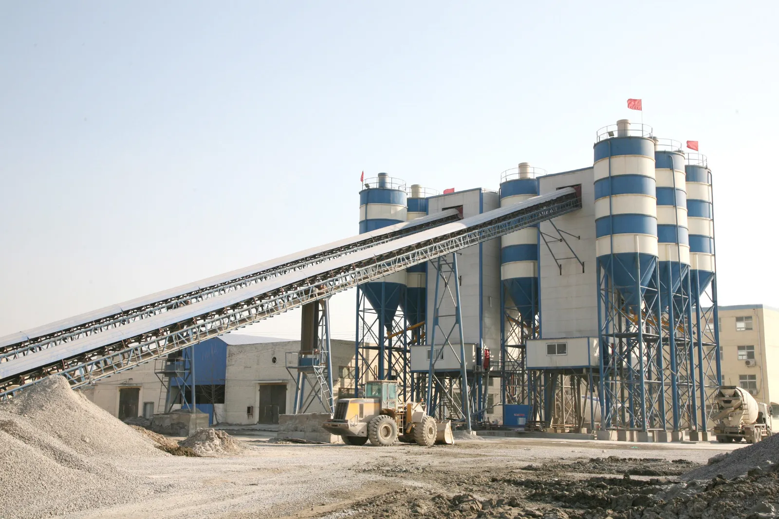 hzs120 concrete batch plant (3)