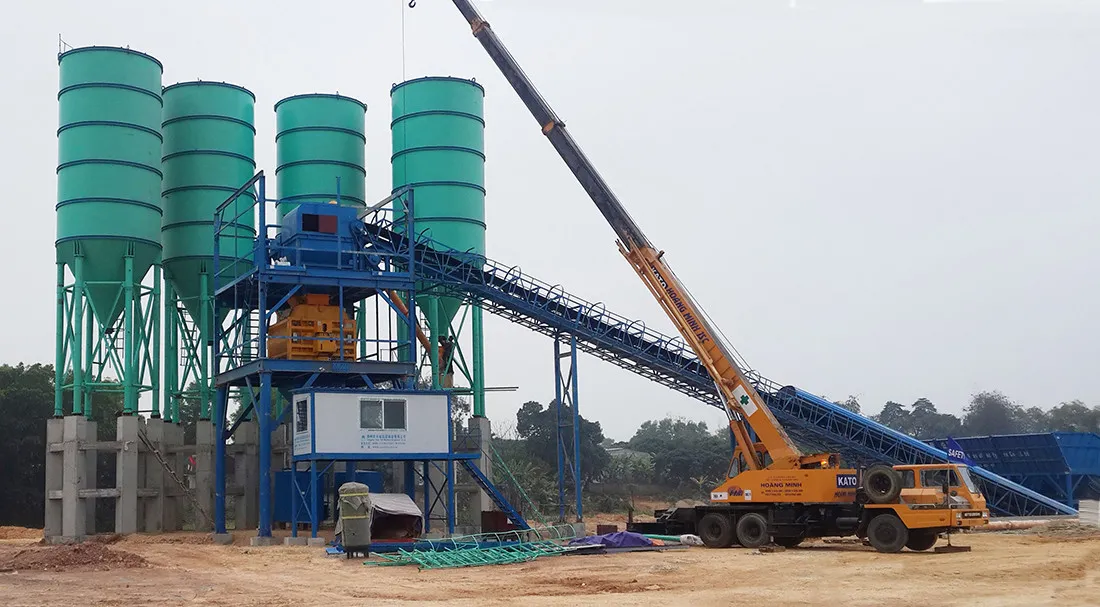 hzs180 concrete batching plant in Vietnam 000