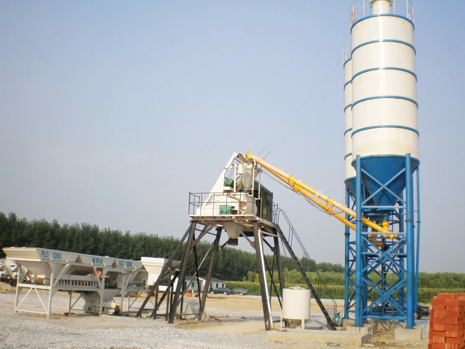 HZS25 Concrete Batching Plant 25m3 h