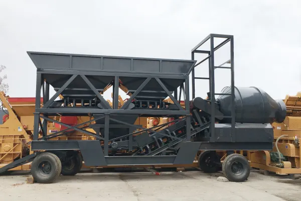 Drum Mobile Concrete Batching Plant