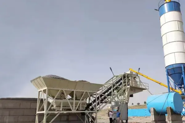 YHZS35 Mobile Concrete Batching Plant