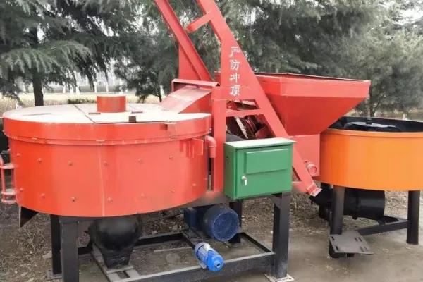 Flat Pan Concrete Mixer